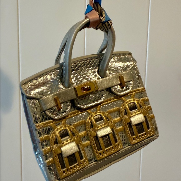 Silver Ornament Mini Bag - Picture 2 of 3